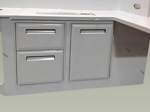 banchi piani bar inox